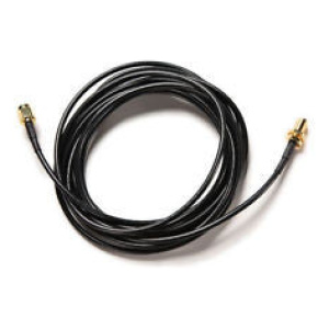 NEOSEXT10 - 10m Mini Coax SMA M to F Antenna Extension Cable for NEOS, black cable.