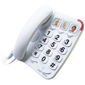 Big Button IP Phone AN IP312, white.