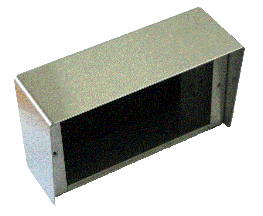 AN SMB - Horizontal Stainless Steel Intercom Surface Mount Box