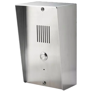 4G Door Intercom for ALL NETWORKS AN1804, side view, silver.