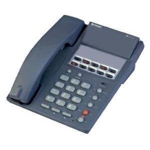 DKP70XC - 12 Button Handsfree Digital Keyphone | Charcoal, side view.