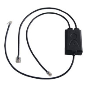 Electronic Hook Switch lead for Grandstream AN EHS10, black.