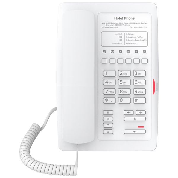 Fanvil-H3-SIP-Hotel Phone - White