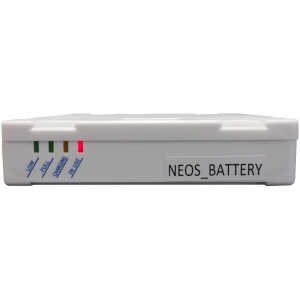 NEOSBAT - NEOS 1802 Battery. Front view. Grey.
