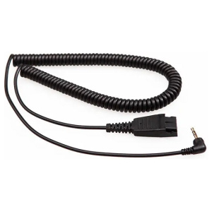 QD CABLE 25 VBeT Quick Disconnect 3m Cable with 2.5mm Jack, black