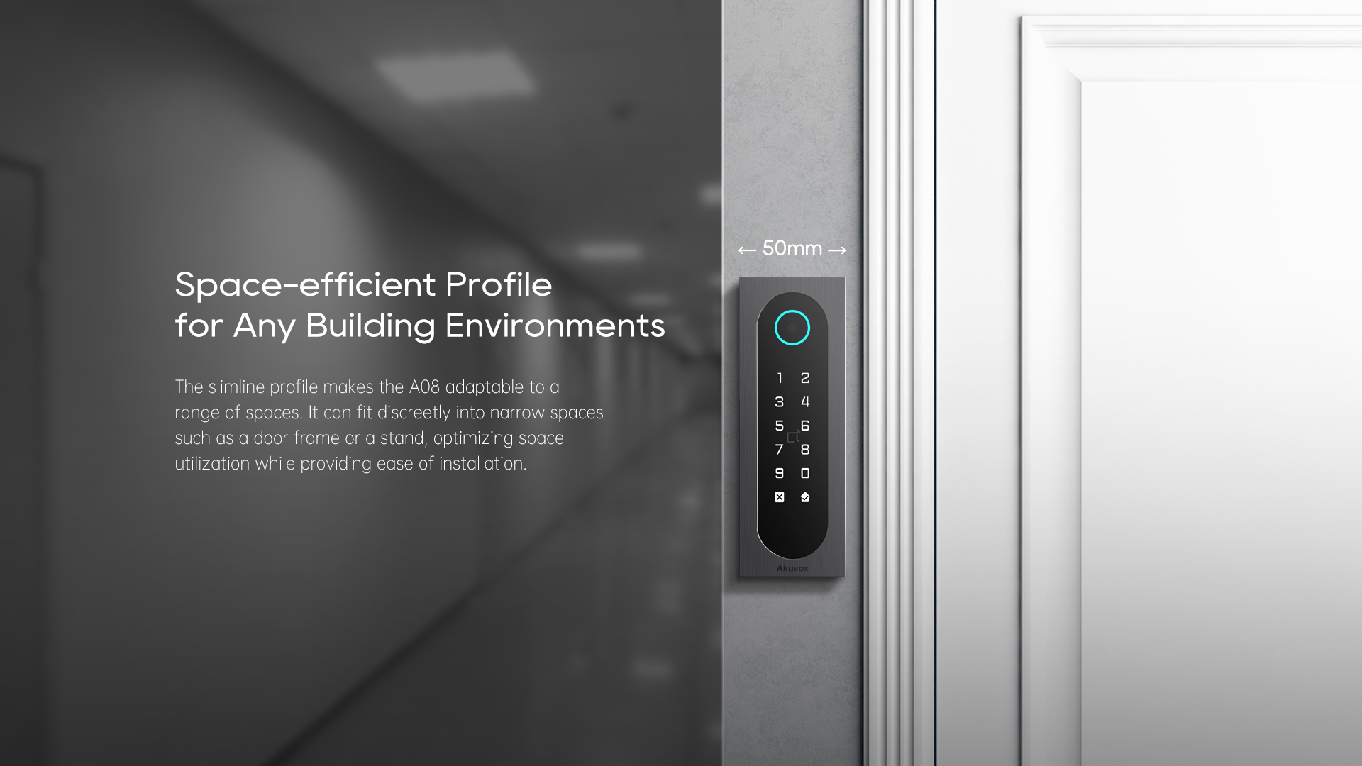 Akuvox A08 Slimline Access Control Device